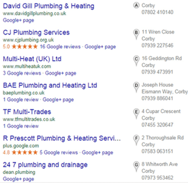 7 pack local search results