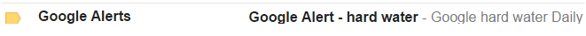email from Google Alerts