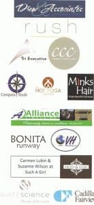Some of the local businesses providing auction items
