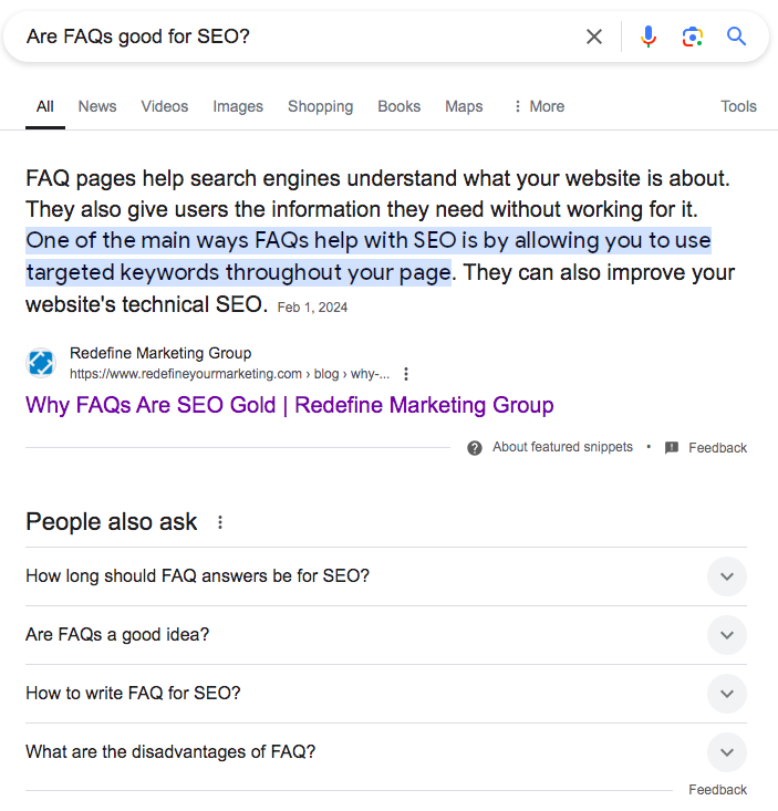 What are "People Also Ask" and Position Zero?